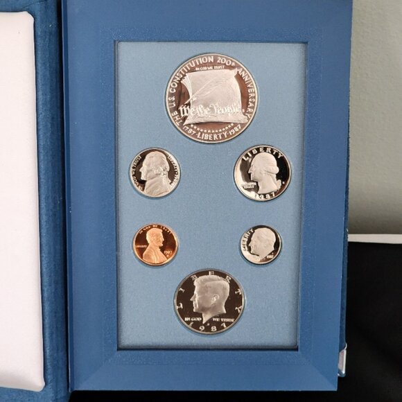 1987 S US Mint Prestige Coin Set with COA and OGP - Picture 4 of 9